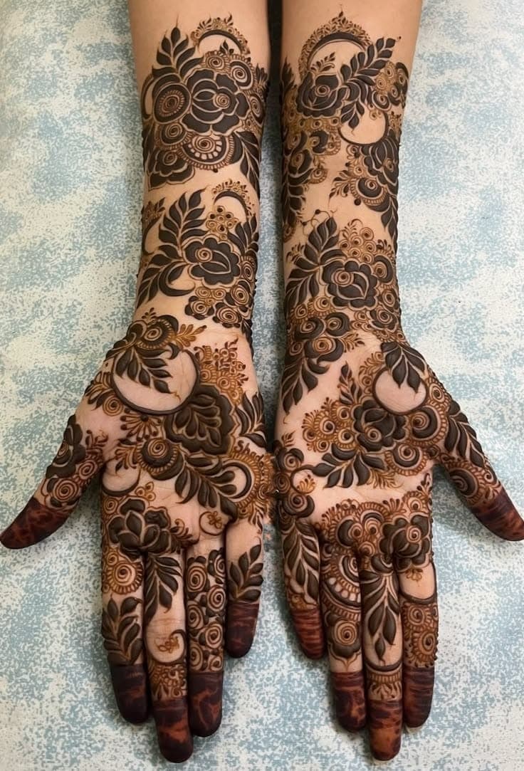 Arabic-2900 mehendi design