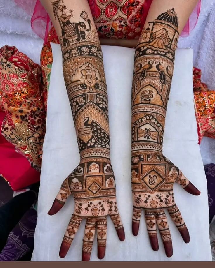 Shubh Vivah Mehendi mehendi design