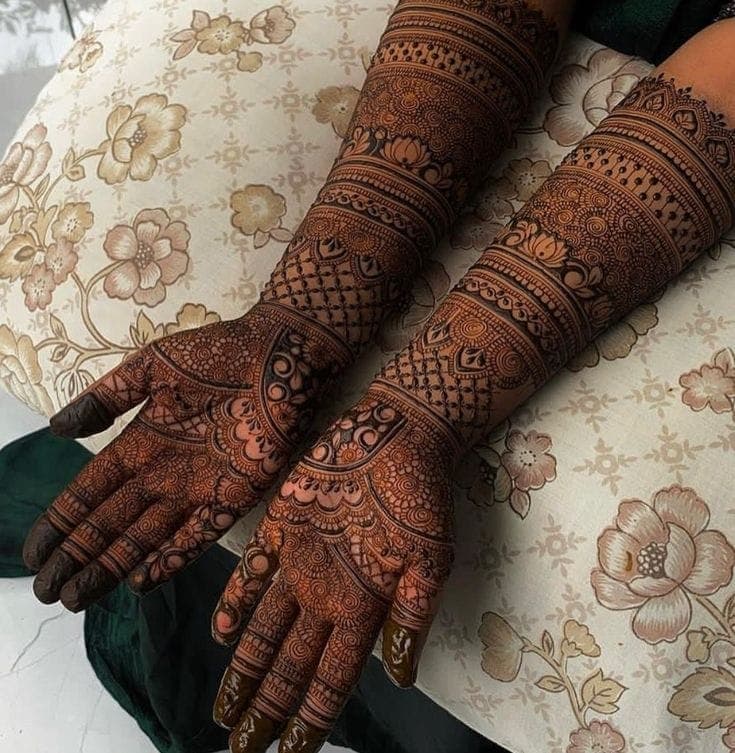 Rasleela Mehendi mehendi design