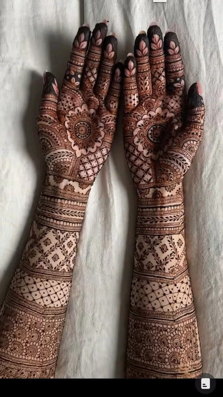Kumkum Shringar Mehendi mehendi design