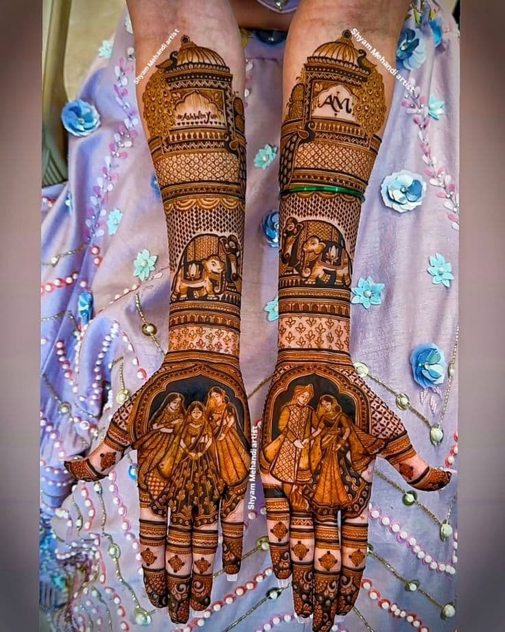 Devi Shringar Mehendi mehendi design