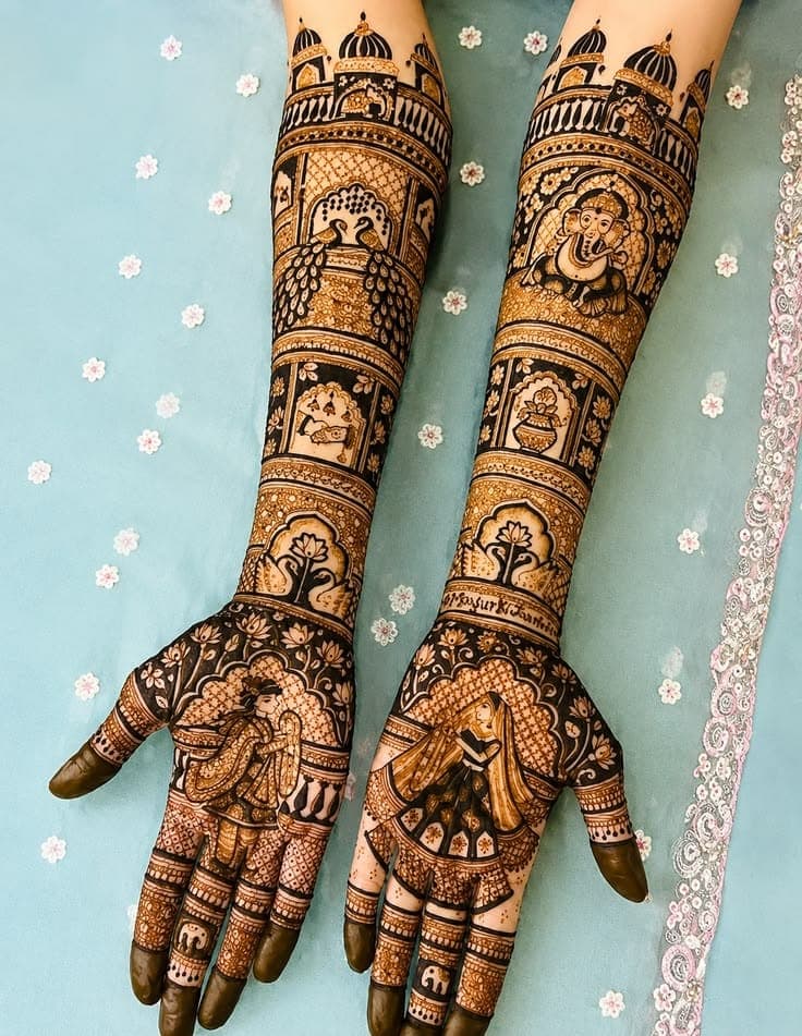 Rajsi Shringar Mehendi. mehendi design