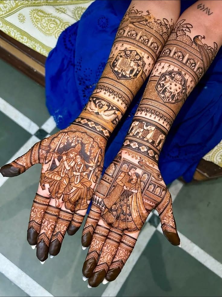 Rajwada Riwaaz mehendi design