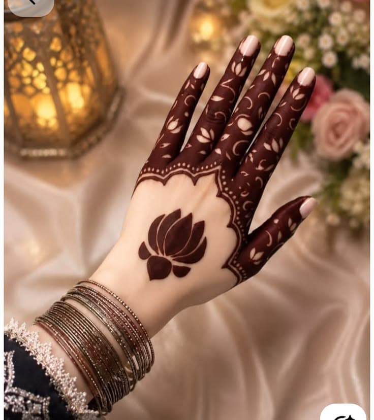 Meher-e-Arab mehendi design