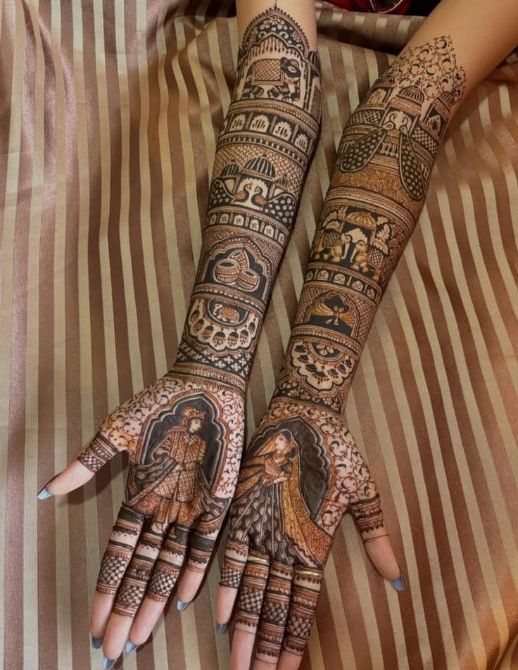 Shaadi Portrait Tales mehendi design